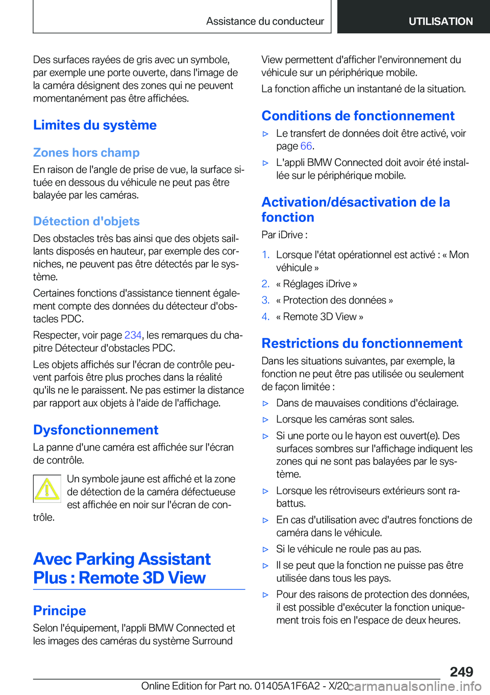 BMW X4 2021  Notices Demploi (in French) �D�e�s��s�u�r�f�a�c�e�s��r�a�y�é�e�s��d�e��g�r�i�s��a�v�e�c��u�n��s�y�m�b�o�l�e�,
�p�a�r��e�x�e�m�p�l�e��u�n�e��p�o�r�t�e��o�u�v�e�r�t�e�,��d�a�n�s��l�'�i�m�a�g�e��d�e
�l�a��c�a�m�