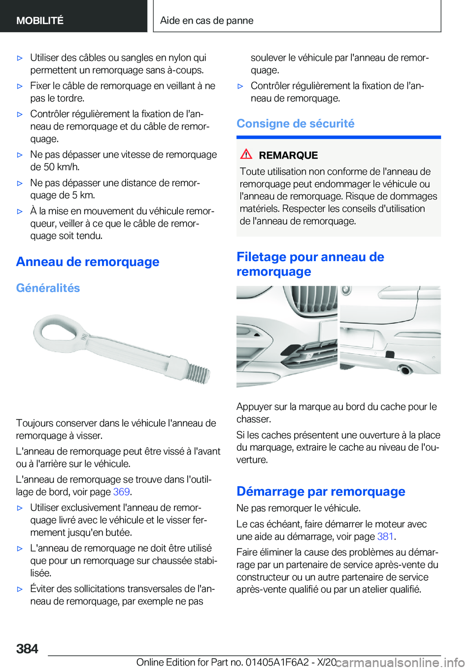BMW X4 2021  Notices Demploi (in French) 'x�U�t�i�l�i�s�e�r��d�e�s��c�