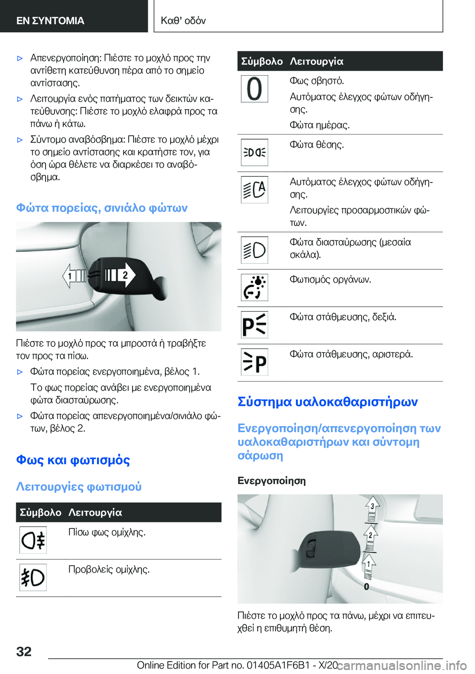 BMW X4 2021  ΟΔΗΓΌΣ ΧΡΉΣΗΣ (in Greek) 'xTcw`wdubcbRyfy�:�c\ofgw�gb�_bj^o�cdbe�gy`
s`gRzwgy�]sgwpzh`fy�cods�sco�gb�fy_wRb s`gRfgsfye�.'x?w\g