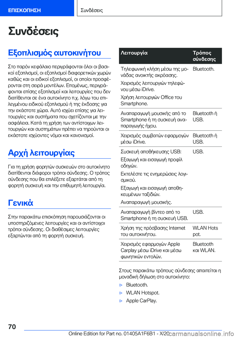 BMW X4 2021  ΟΔΗΓΌΣ ΧΡΉΣΗΣ (in Greek) eh`vofw\eXabc^\f_oe�shgb]\`pgbh
egb�csdo`�]win^s\b�cwd\udnib`gs\�o^b\�b\�tsf\j
]bR�wabc^\f_bR�,�b\�wab