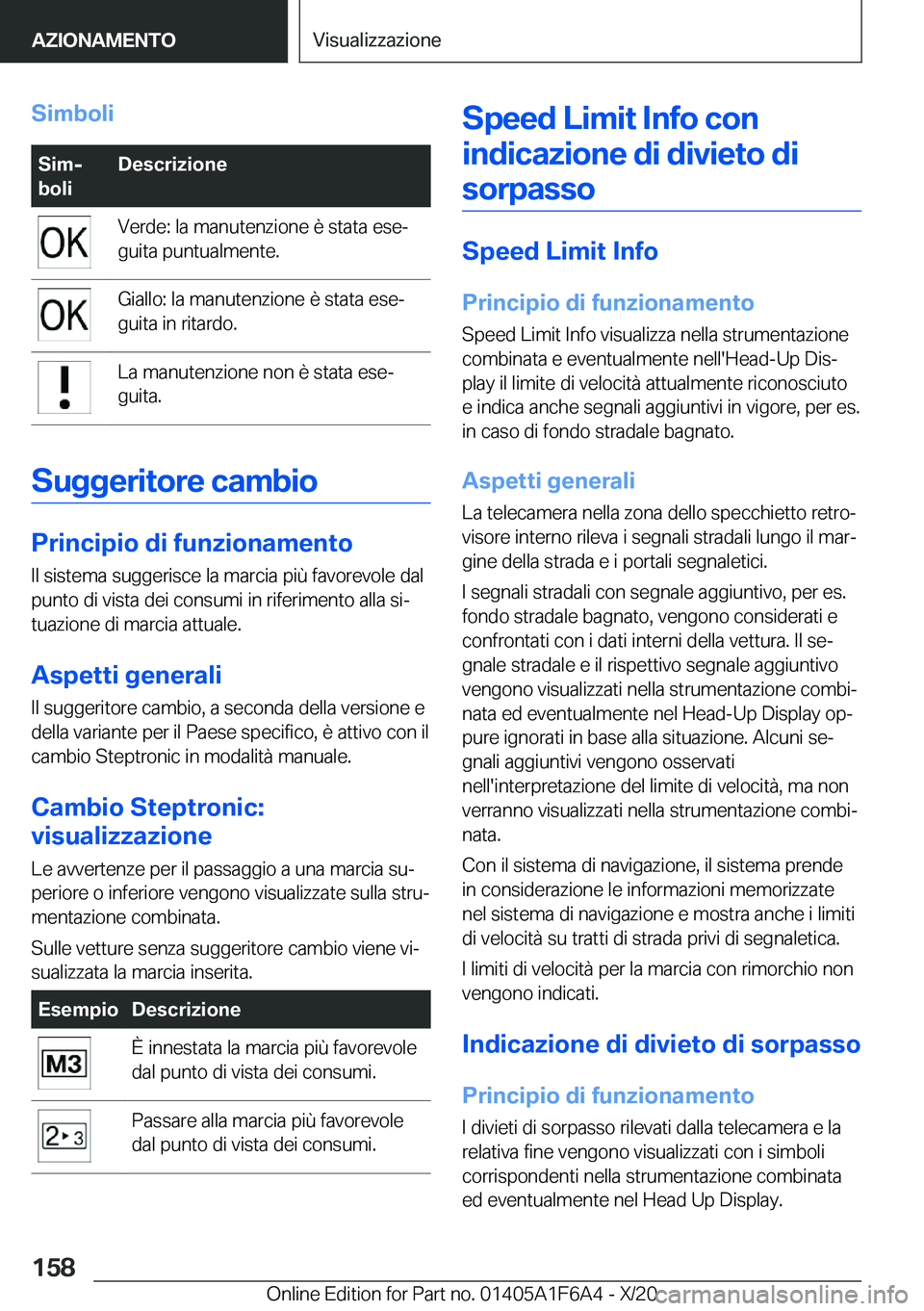BMW X4 2021  Libretti Di Uso E manutenzione (in Italian) �S�i�m�b�o�l�i�S�i�mj
�b�o�l�i�D�e�s�c�r�i�z�i�o�n�e�V�e�r�d�e�:��l�a��m�a�n�u�t�e�n�z�i�o�n�e��è��s�t�a�t�a��e�s�eª
�g�u�i�t�a��p�u�n�t�u�a�l�m�e�n�t�e�.�G�i�a�l�l�o�:��l�a��m�a�n�u�t�e�n