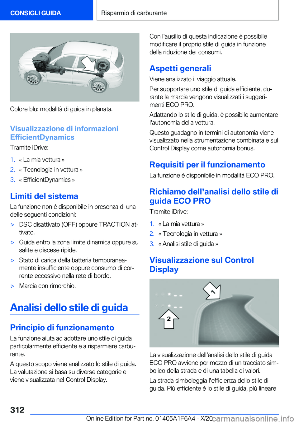 BMW X4 2021  Libretti Di Uso E manutenzione (in Italian) �C�o�l�o�r�e��b�l�u�:��m�o�d�a�l�i�t�