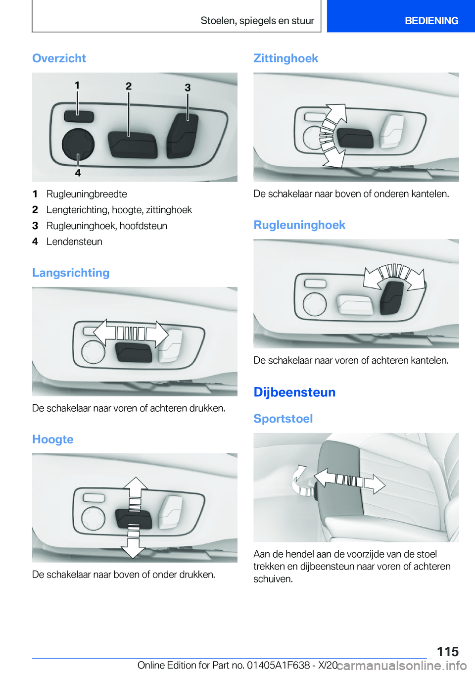 BMW X4 2021  Instructieboekjes (in Dutch) �O�v�e�r�z�i�c�h�t�1�R�u�g�l�e�u�n�i�n�g�b�r�e�e�d�t�e�2�L�e�n�g�t�e�r�i�c�h�t�i�n�g�,��h�o�o�g�t�e�,��z�i�t�t�i�n�g�h�o�e�k�3�R�u�g�l�e�u�n�i�n�g�h�o�e�k�,��h�o�o�f�d�s�t�e�u�n�4�L�e�n�d�e�n�s�t�e