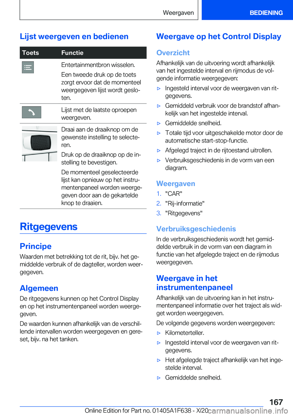 BMW X4 2021  Instructieboekjes (in Dutch) �L�i�j�s�t��w�e�e�r�g�e�v�e�n��e�n��b�e�d�i�e�n�e�n�T�o�e�t�s�F�u�n�c�t�i�e�E�n�t�e�r�t�a�i�n�m�e�n�t�b�r�o�n��w�i�s�s�e�l�e�n�.
�E�e�n��t�w�e�e�d�e��d�r�u�k��o�p��d�e��t�o�e�t�s
�z�o�r�g�t�