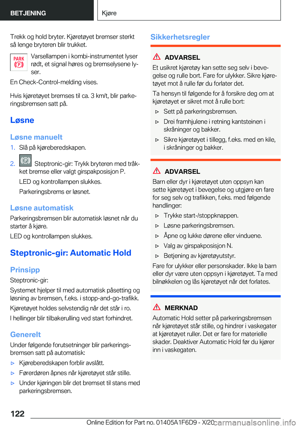 BMW X4 2021  InstruksjonsbØker (in Norwegian) �T�r�e�k�k��o�g��h�o�l�d��b�r�y�t�e�r�.��K�j�