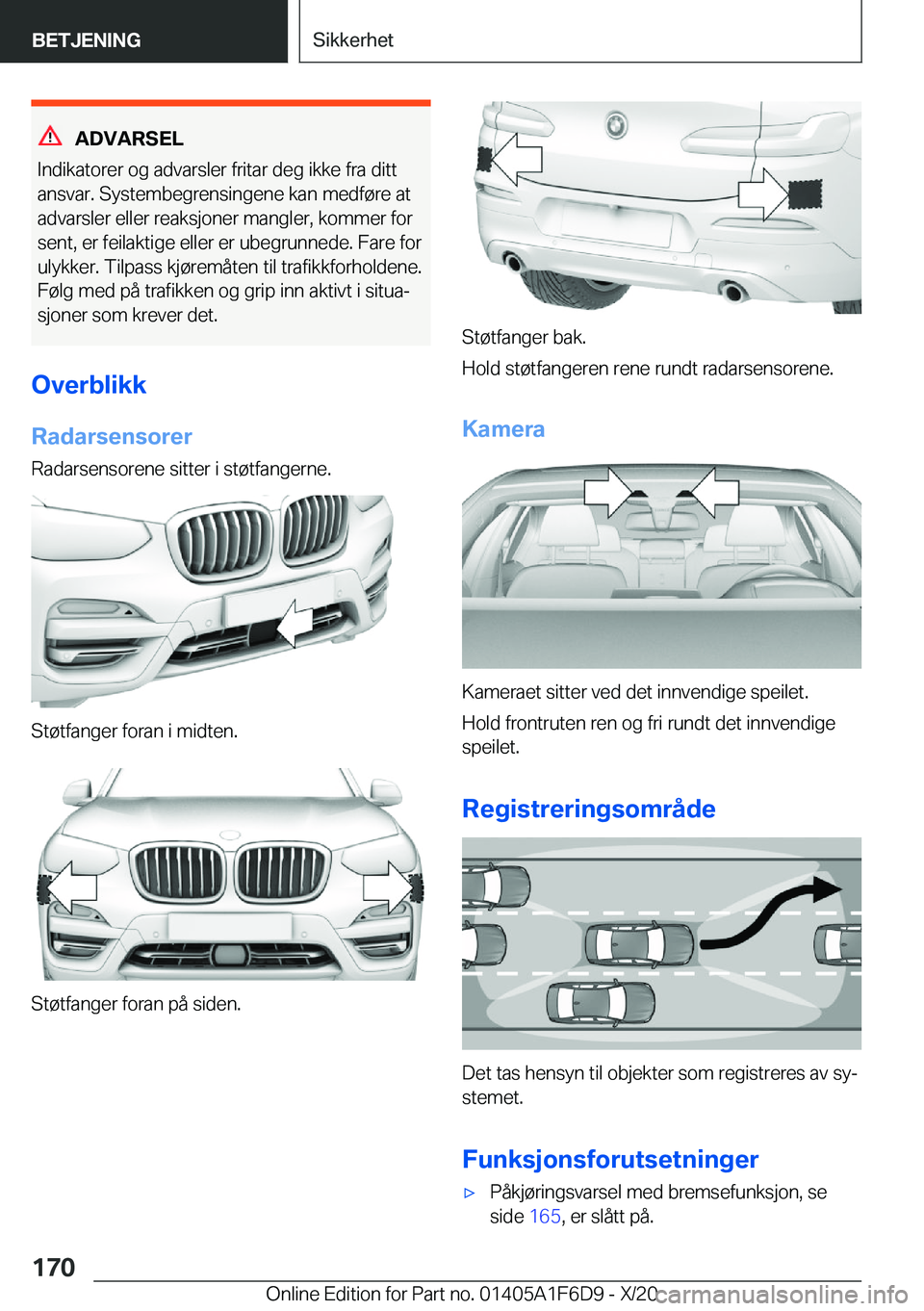 BMW X4 2021  InstruksjonsbØker (in Norwegian) �A�D�V�A�R�S�E�L
�I�n�d�i�k�a�t�o�r�e�r��o�g��a�d�v�a�r�s�l�e�r��f�r�i�t�a�r��d�e�g��i�k�k�e��f�r�a��d�i�t�t �a�n�s�v�a�r�.��S�y�s�t�e�m�b�e�g�r�e�n�s�i�n�g�e�n�e��k�a�n��m�e�d�f�