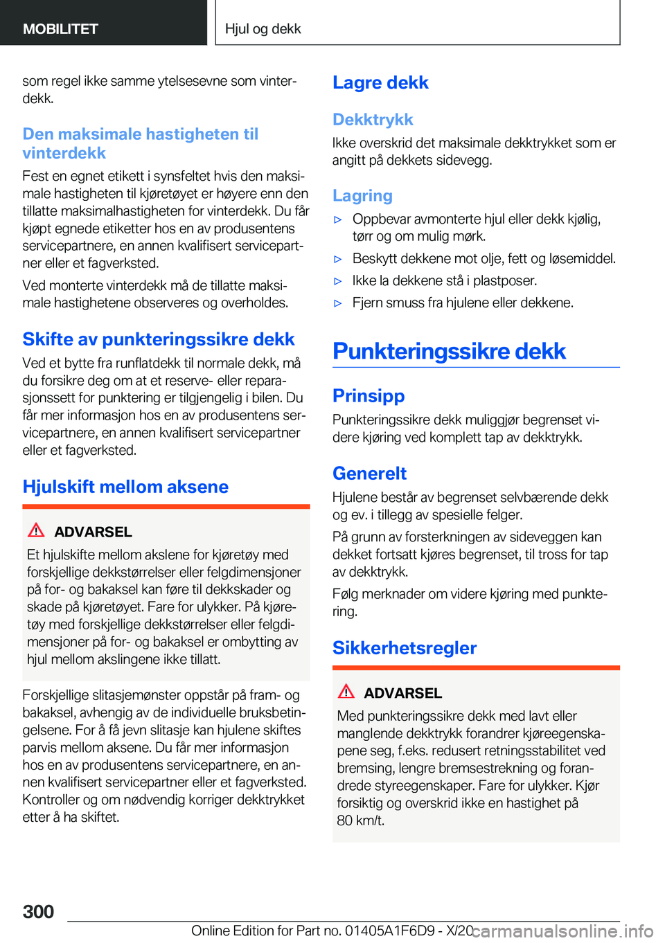 BMW X4 2021  InstruksjonsbØker (in Norwegian) �s�o�m��r�e�g�e�l��i�k�k�e��s�a�m�m�e��y�t�e�l�s�e�s�e�v�n�e��s�o�m��v�i�n�t�e�rj�d�e�k�k�.
�D�e�n��m�a�k�s�i�m�a�l�e��h�a�s�t�i�g�h�e�t�e�n��t�i�l
�v�i�n�t�e�r�d�e�k�k
�F�e�s�t��e�n��e�g�