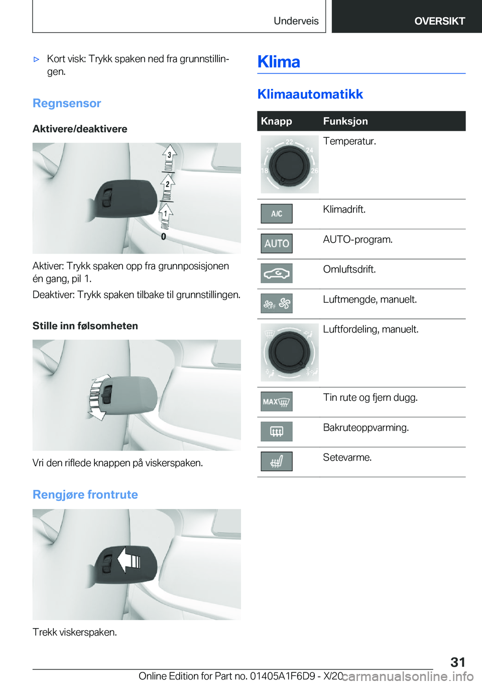 BMW X4 2021  InstruksjonsbØker (in Norwegian) x�K�o�r�t��v�i�s�k�:��T�r�y�k�k��s�p�a�k�e�n��n�e�d��f�r�a��g�r�u�n�n�s�t�i�l�l�i�nj�g�e�n�.
�R�e�g�n�s�e�n�s�o�r
�A�k�t�i�v�e�r�e�/�d�e�a�k�t�i�v�e�r�e
�A�k�t�i�v�e�r�:��T�r�y�k�k��s�p�a�k�