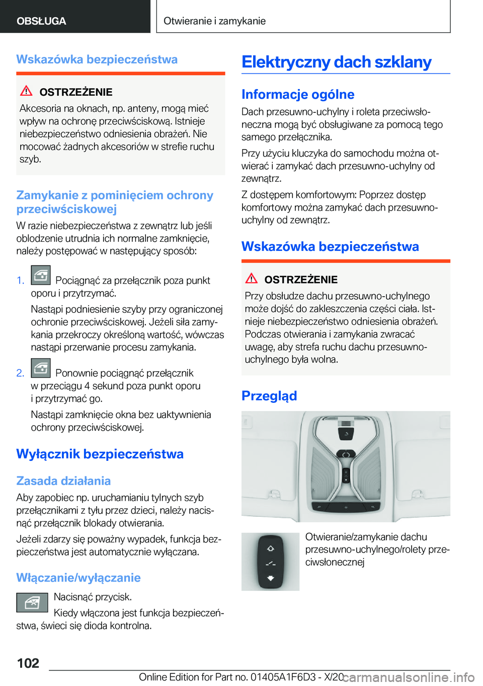 BMW X4 2021  Instrukcja obsługi (in Polish) �W�s�k�a�z�