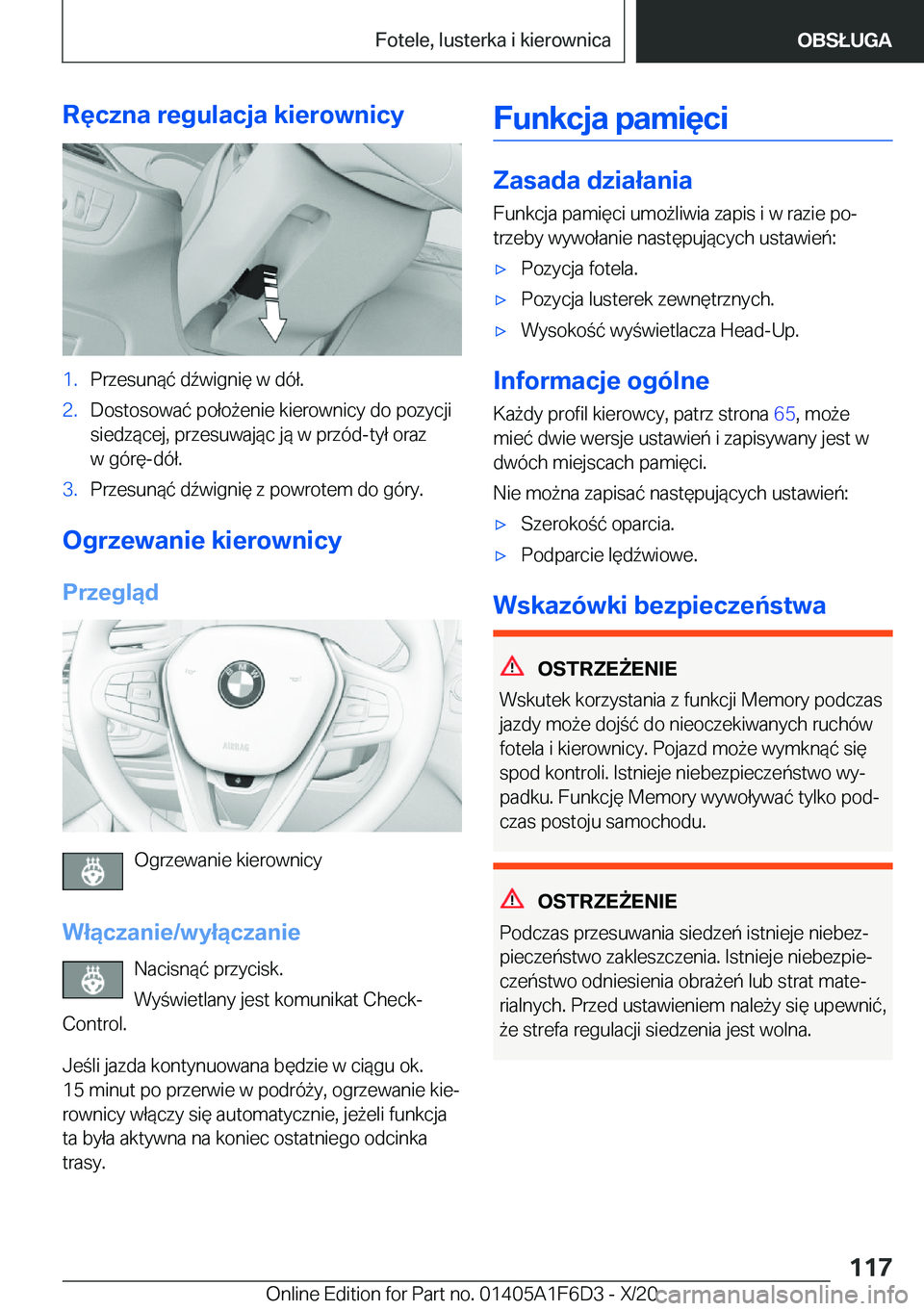 BMW X4 2021  Instrukcja obsługi (in Polish) �R�