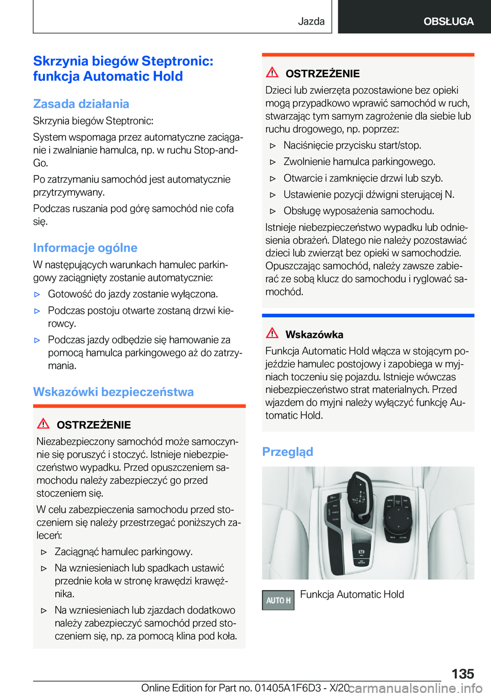 BMW X4 2021  Instrukcja obsługi (in Polish) �S�k�r�z�y�n�i�a��b�i�e�g�