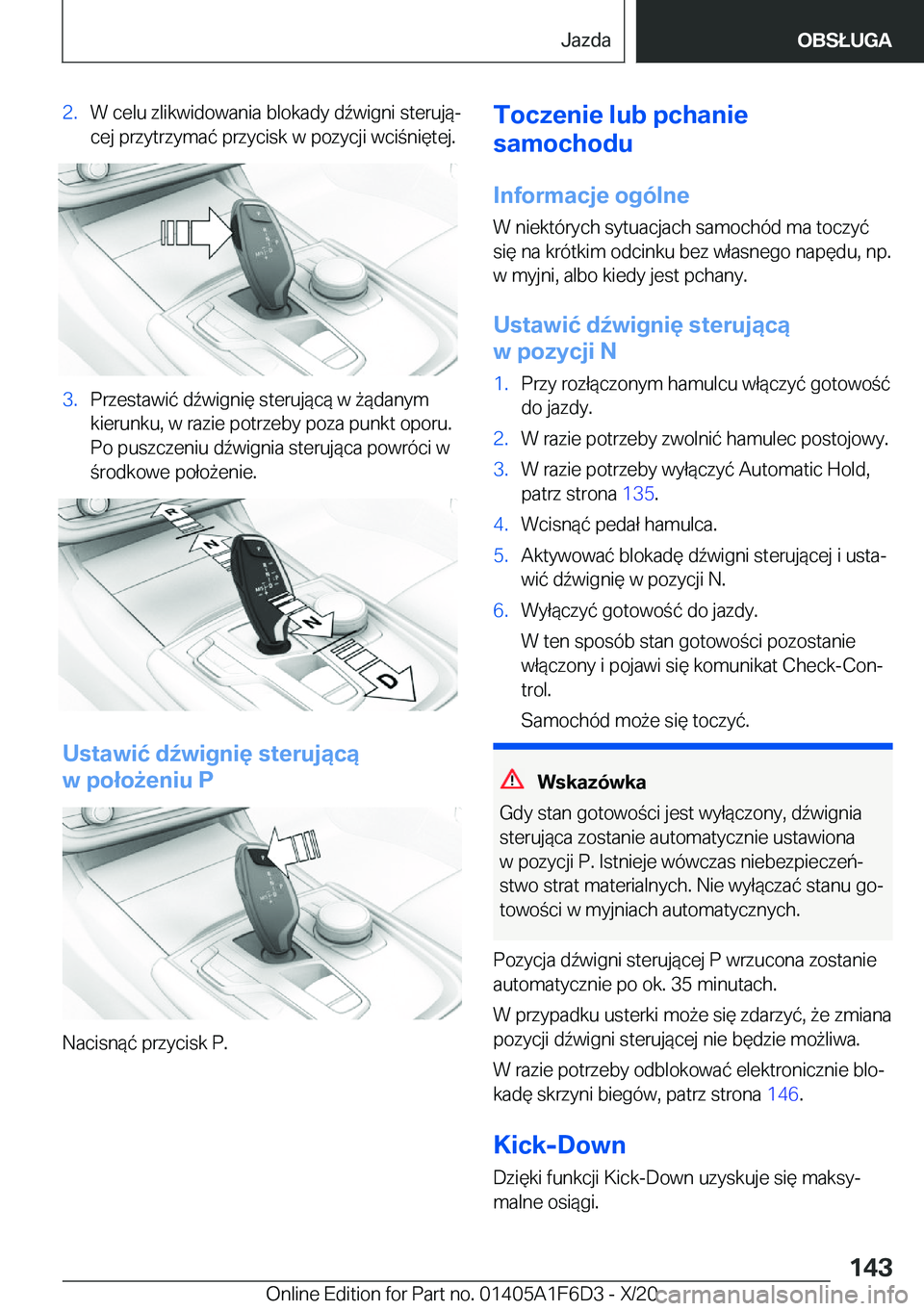 BMW X4 2021  Instrukcja obsługi (in Polish) �2�.�W��c�e�l�u��z�l�i�k�w�i�d�o�w�a�n�i�a��b�l�o�k�a�d�y��d7�w�i�g�n�i��s�t�e�r�u�j�