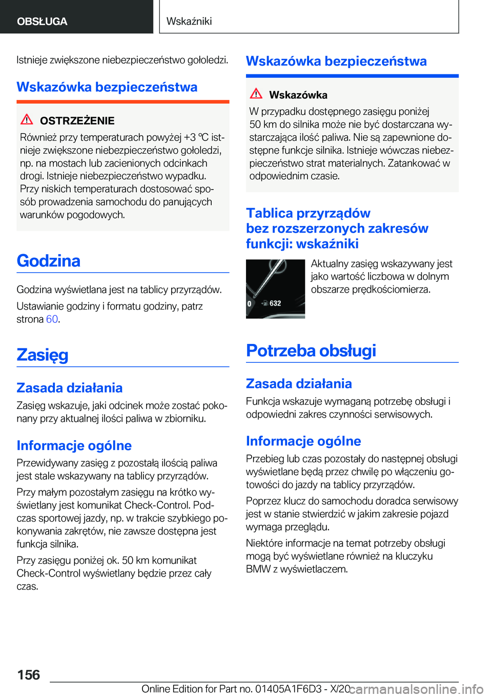 BMW X4 2021  Instrukcja obsługi (in Polish) �I�s�t�n�i�e�j�e��z�w�i�