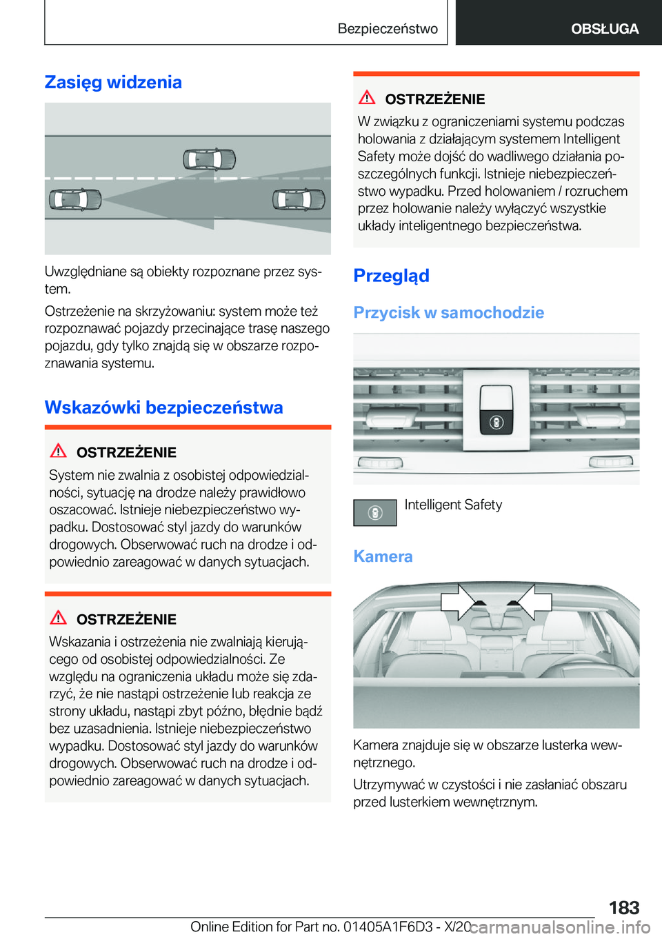 BMW X4 2021  Instrukcja obsługi (in Polish) �Z�a�s�i�