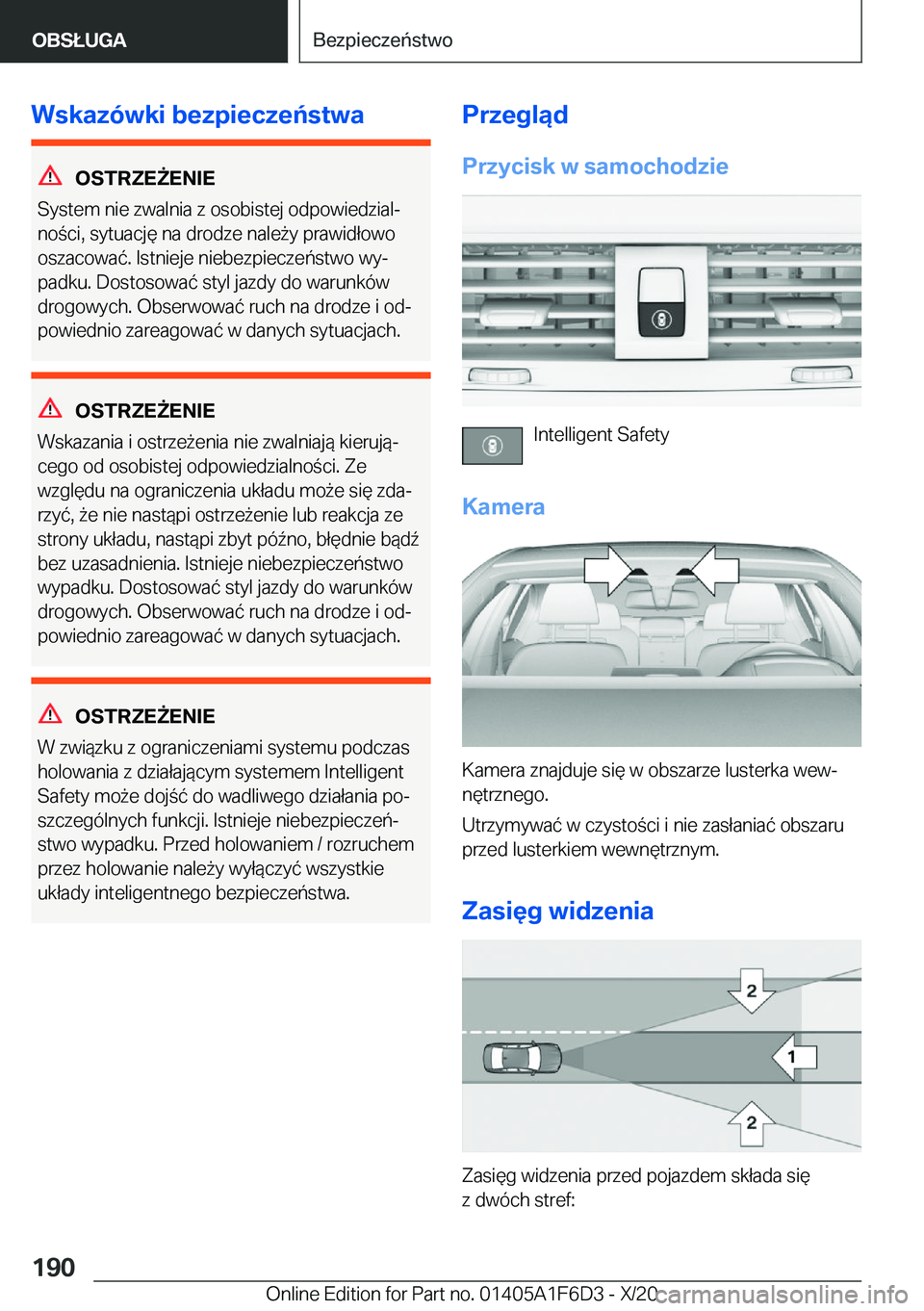 BMW X4 2021  Instrukcja obsługi (in Polish) �W�s�k�a�z�