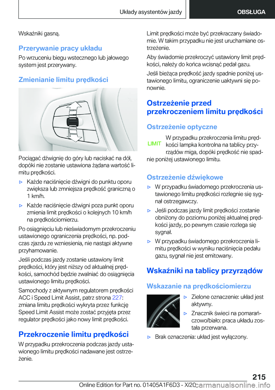 BMW X4 2021  Instrukcja obsługi (in Polish) �W�s�k�a7�n�i�k�i��g�a�s�n�