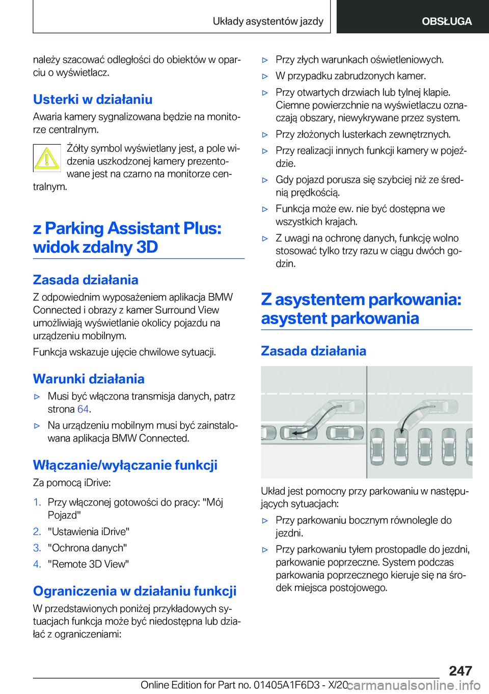 BMW X4 2021  Instrukcja obsługi (in Polish) �n�a�l�e9�y��s�z�a�c�o�w�a�