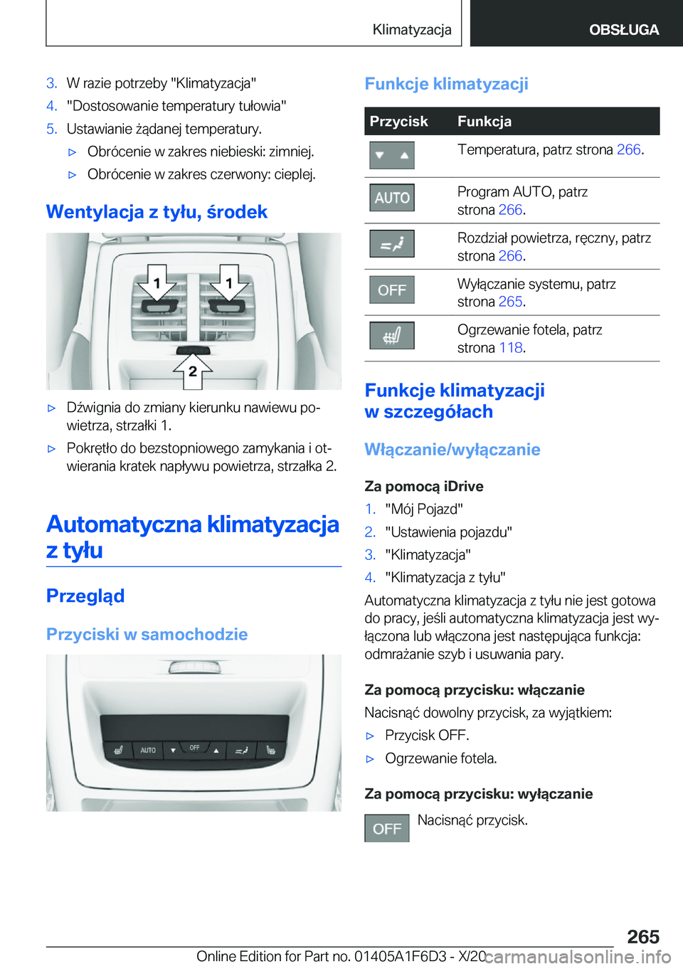 BMW X4 2021  Instrukcja obsługi (in Polish) �3�.�W��r�a�z�i�e��p�o�t�r�z�e�b�y���K�l�i�m�a�t�y�z�a�c�j�a��4�.��D�o�s�t�o�s�o�w�a�n�i�e��t�e�m�p�e�r�a�t�u�r�y��t�u�ł�o�w�i�a��5�.�U�s�t�a�w�i�a�n�i�e�9�