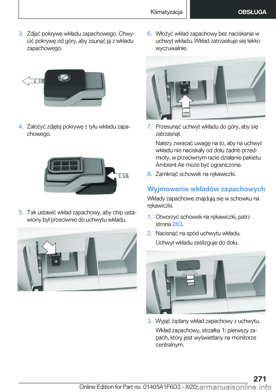 BMW X4 2021  Instrukcja obsługi (in Polish) �3�.�Z�d�j�