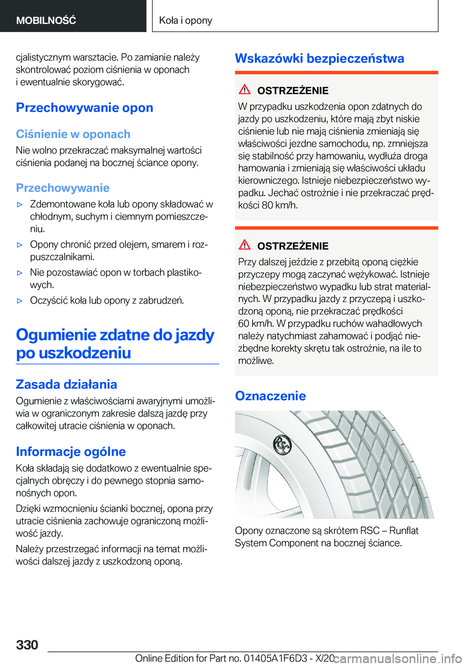 BMW X4 2021  Instrukcja obsługi (in Polish) �c�j�a�l�i�s�t�y�c�z�n�y�m��w�a�r�s�z�t�a�c�i�e�.��P�o��z�a�m�i�a�n�i�e��n�a�l�e9�y
�s�k�o�n�t�r�o�l�o�w�a�