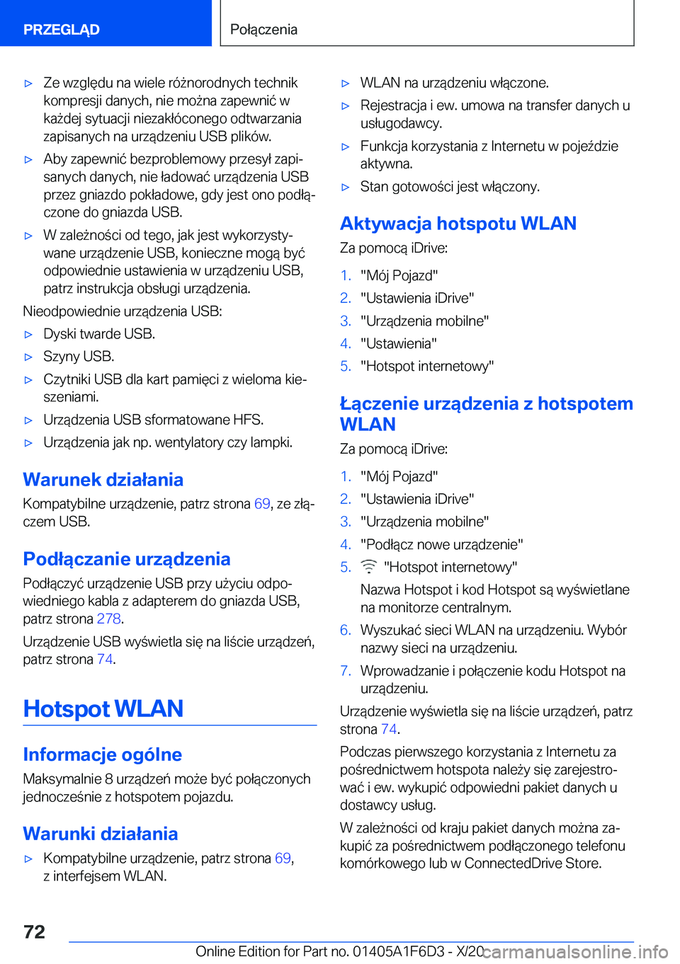 BMW X4 2021  Instrukcja obsługi (in Polish) 'x�Z�e��w�z�g�l�