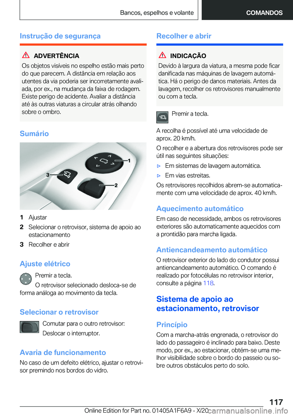 BMW X4 2021  Manual do condutor (in Portuguese) �I�n�s�t�r�u�