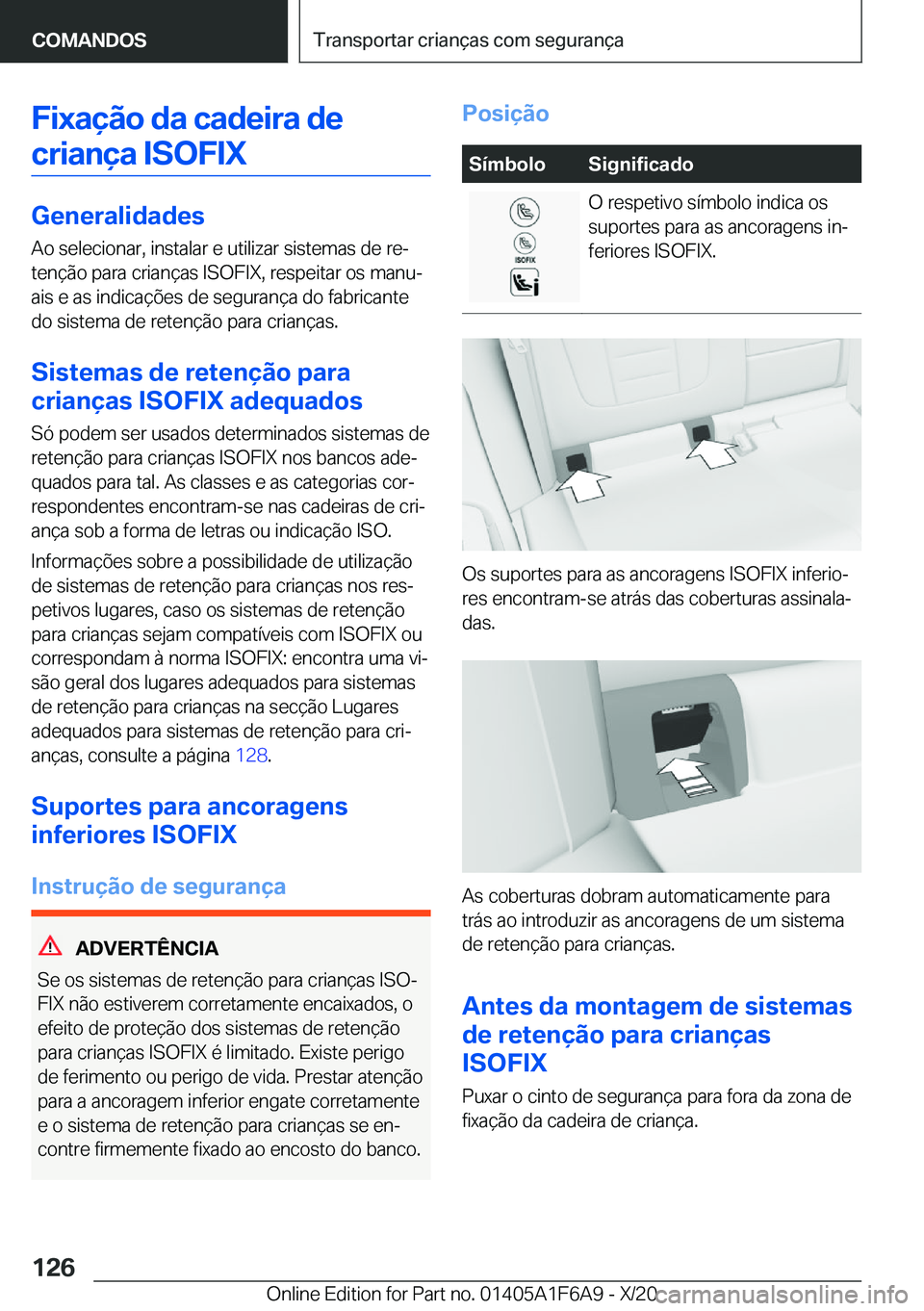 BMW X4 2021  Manual do condutor (in Portuguese) �F�i�x�a�