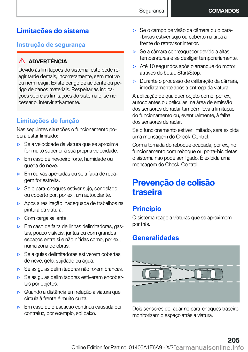 BMW X4 2021  Manual do condutor (in Portuguese) �L�i�m�i�t�a�