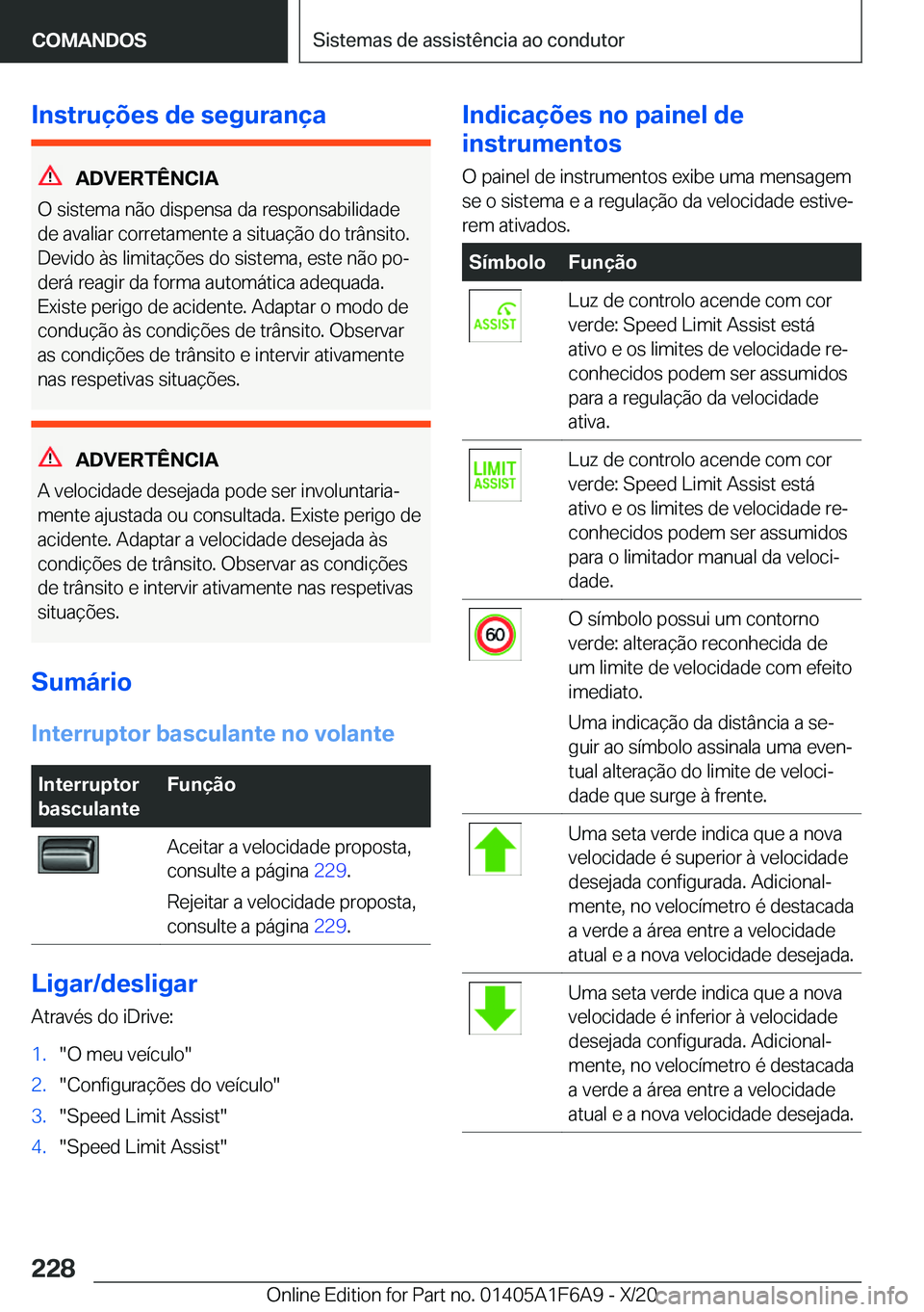 BMW X4 2021  Manual do condutor (in Portuguese) �I�n�s�t�r�u�
