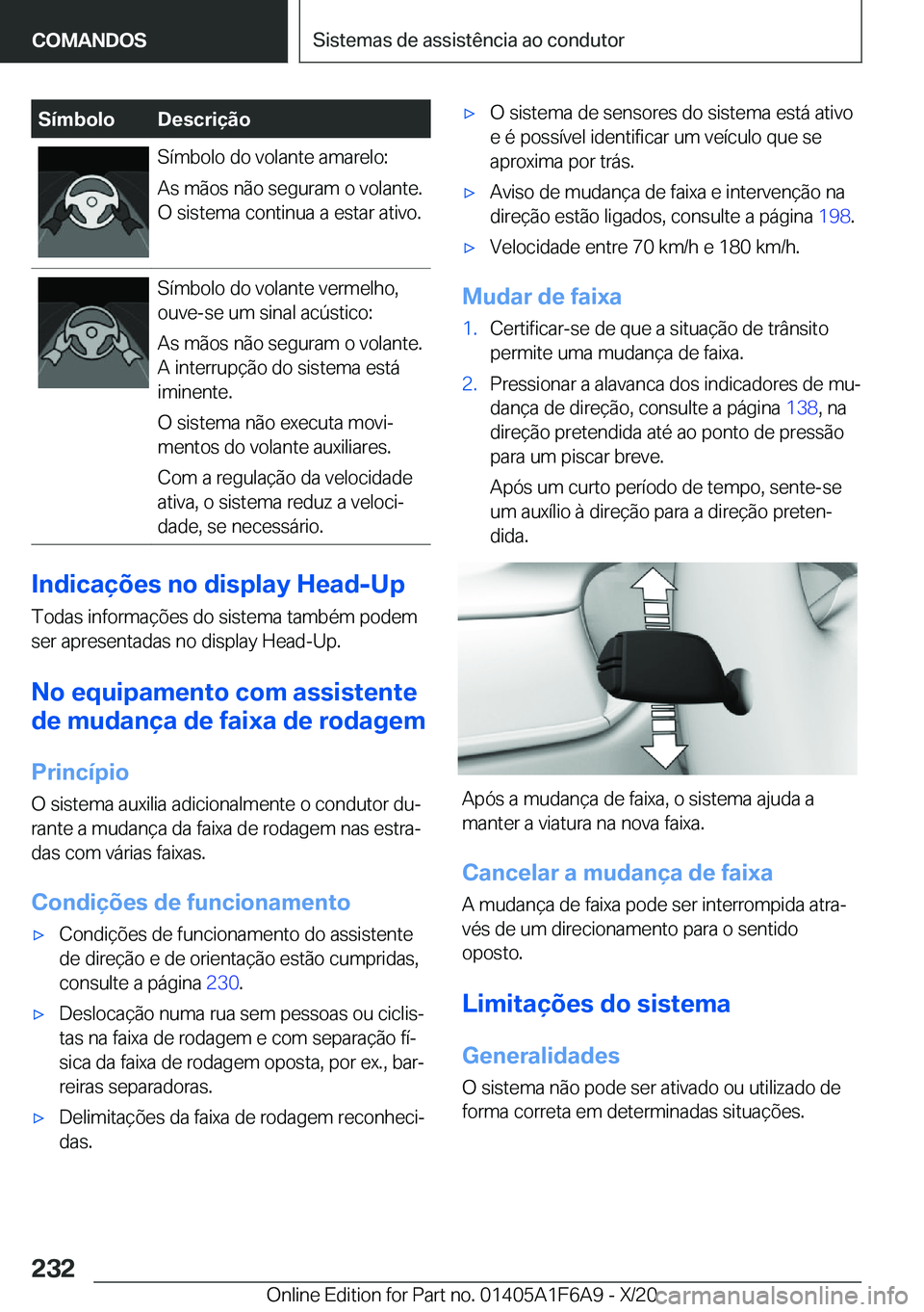 BMW X4 2021  Manual do condutor (in Portuguese) �S�