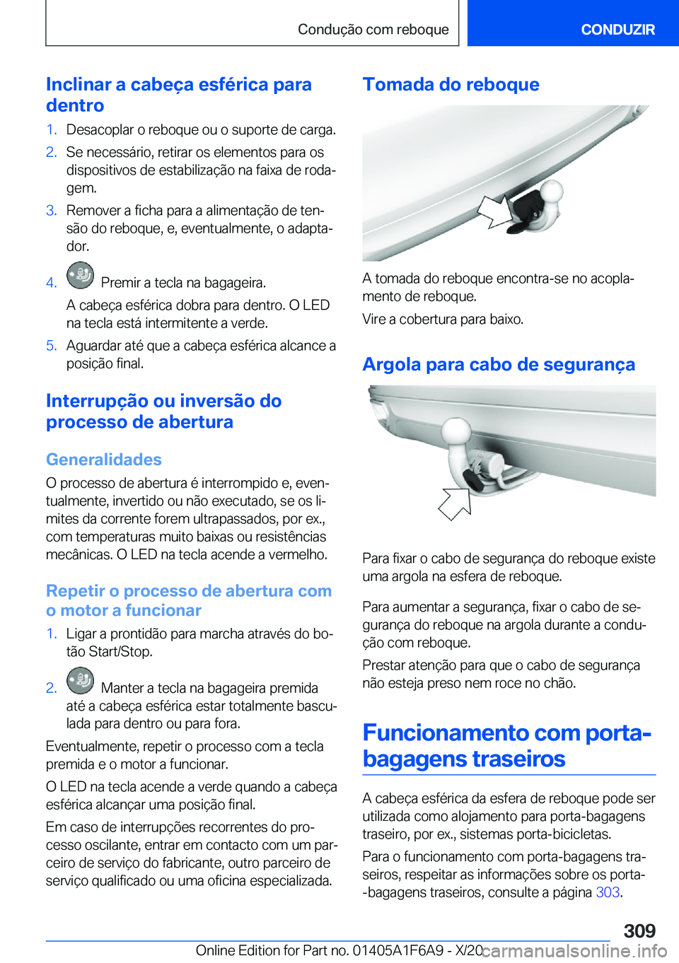 BMW X4 2021  Manual do condutor (in Portuguese) �I�n�c�l�i�n�a�r��a��c�a�b�e�
