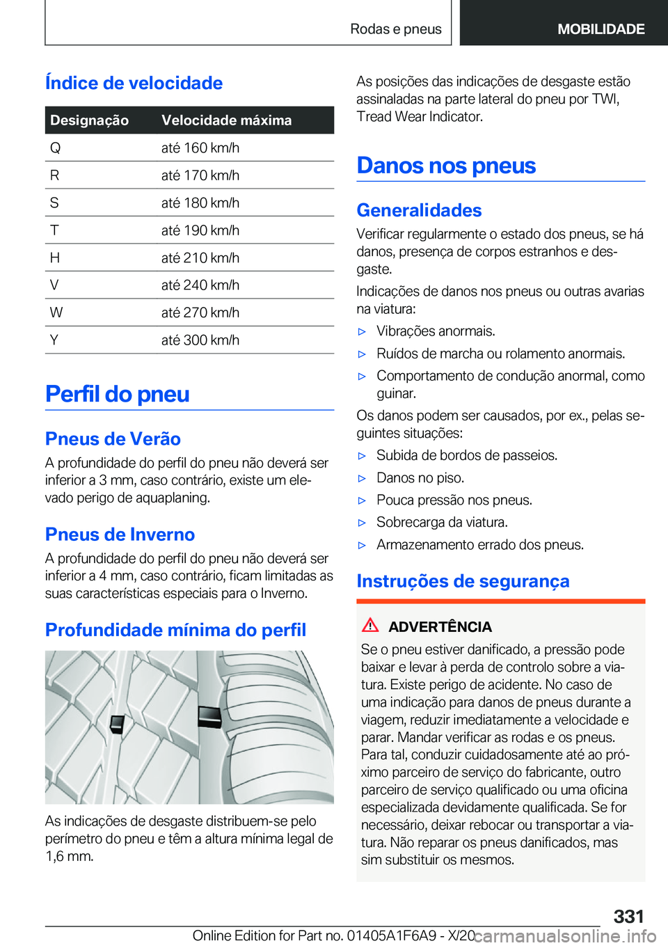BMW X4 2021  Manual do condutor (in Portuguese) �