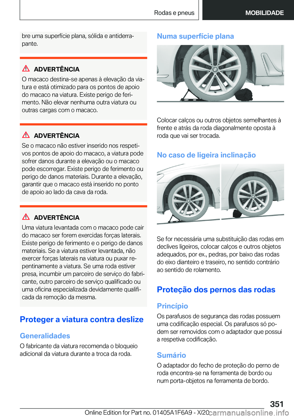 BMW X4 2021  Manual do condutor (in Portuguese) �b�r�e��u�m�a��s�u�p�e�r�f�