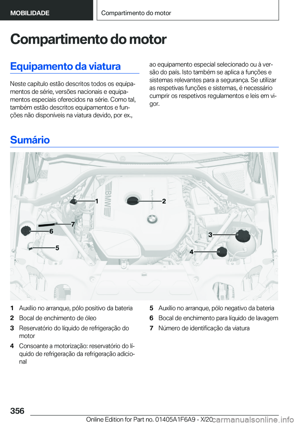 BMW X4 2021  Manual do condutor (in Portuguese) �C�o�m�p�a�r�t�i�m�e�n�t�o��d�o��m�o�t�o�r�E�q�u�i�p�a�m�e�n�t�o��d�a��v�i�a�t�u�r�a
�N�e�s�t�e��c�a�p�