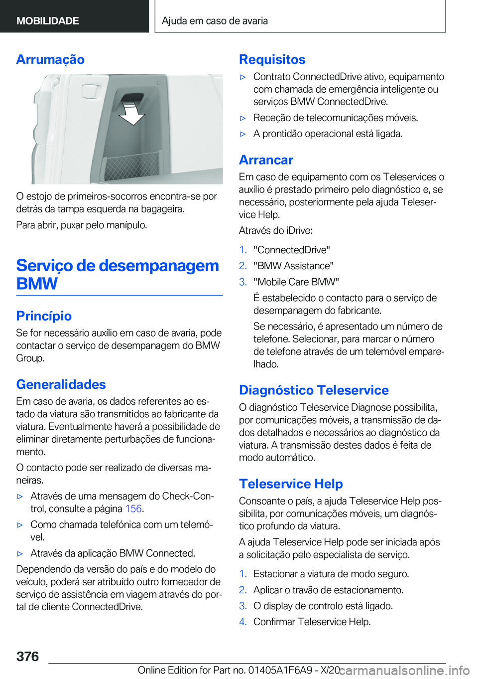 BMW X4 2021  Manual do condutor (in Portuguese) �A�r�r�u�m�a�