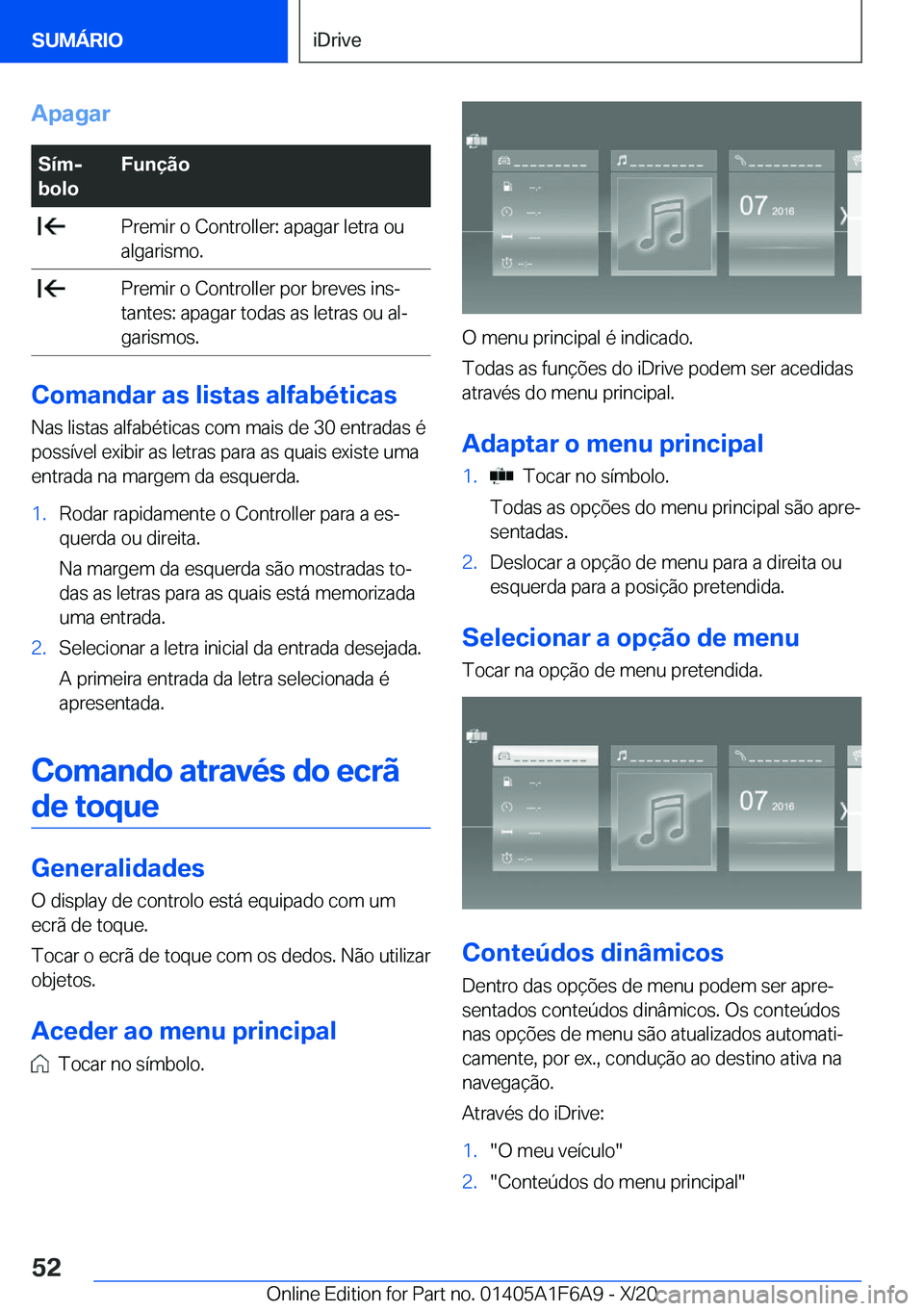 BMW X4 2021  Manual do condutor (in Portuguese) �A�p�a�g�a�r�S�