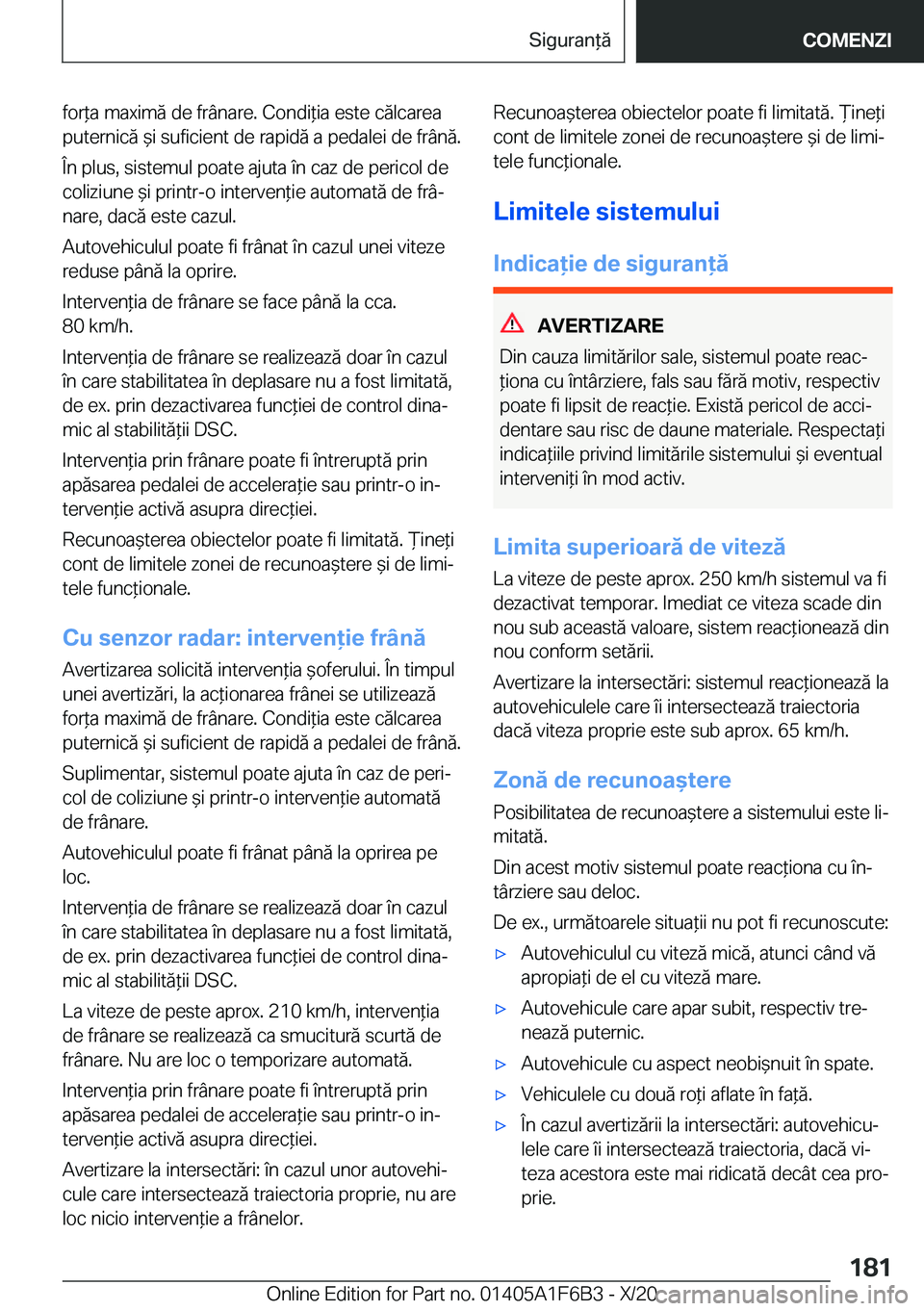 BMW X4 2021  Ghiduri De Utilizare (in Romanian) �f�o�r*�a��m�a�x�i�m�