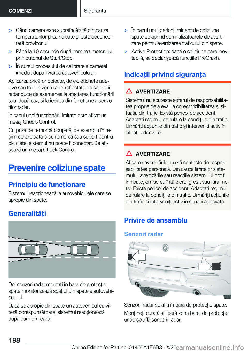 BMW X4 2021  Ghiduri De Utilizare (in Romanian) 'x�C�
