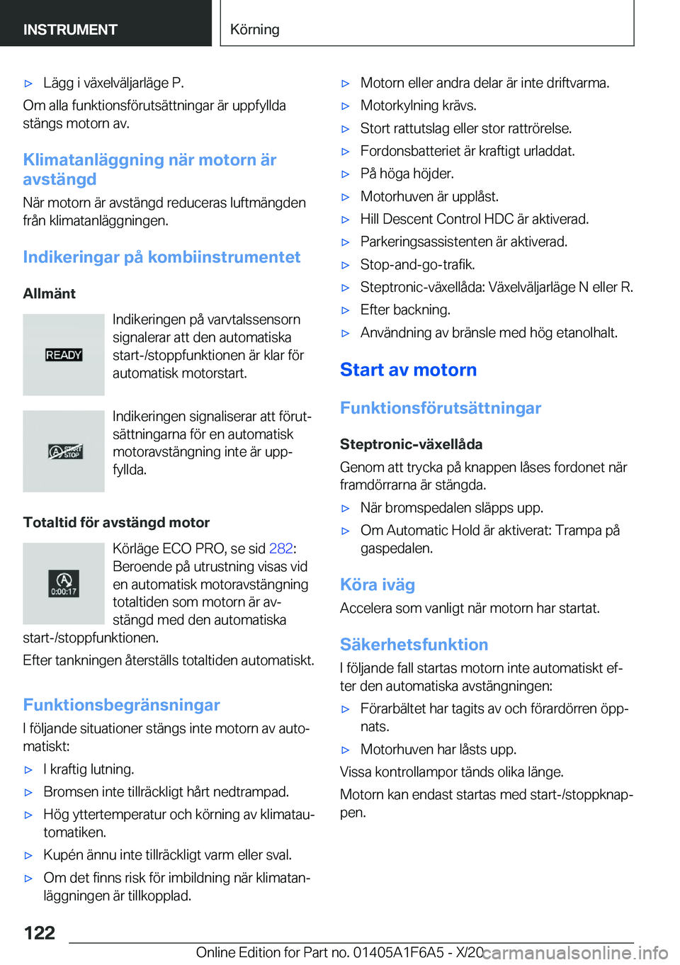 BMW X4 2021  InstruktionsbÖcker (in Swedish) x�L�ä�g�g��i��v�ä�x�e�l�v�ä�l�j�a�r�l�ä�g�e��P�.
�O�m��a�l�l�a��f�u�n�k�t�i�o�n�s�f�