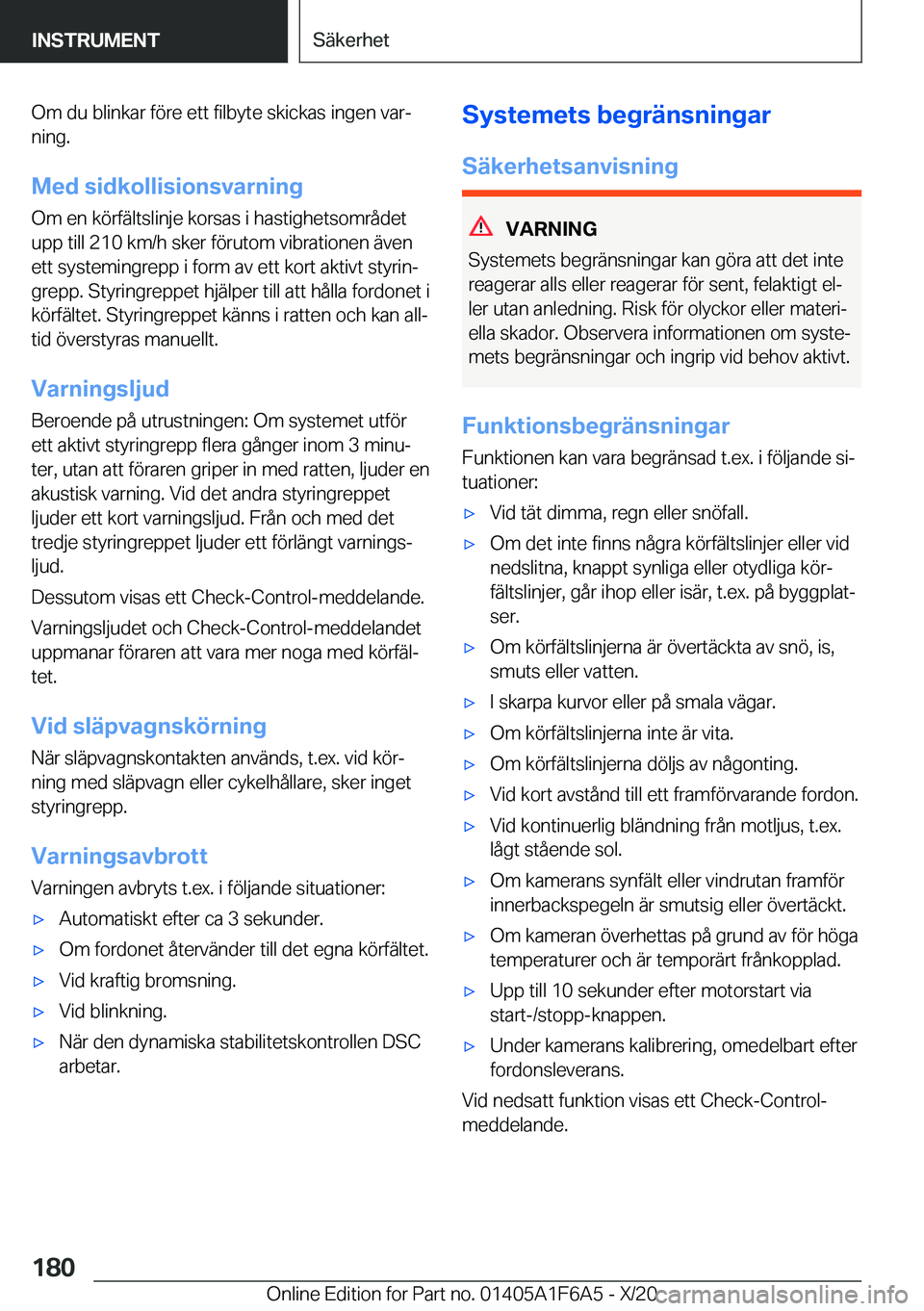 BMW X4 2021  InstruktionsbÖcker (in Swedish) �O�m��d�u��b�l�i�n�k�a�r��f�