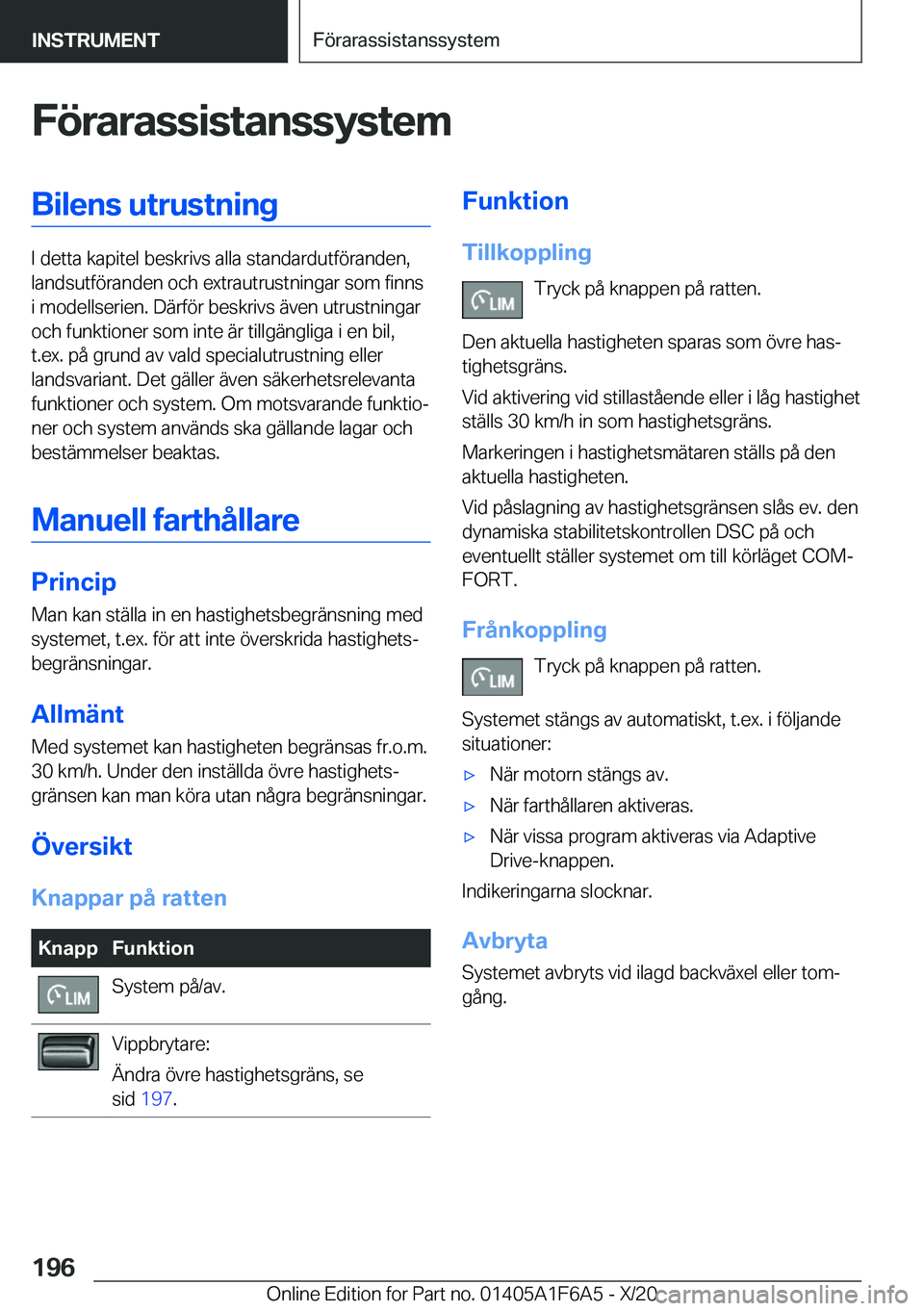 BMW X4 2021  InstruktionsbÖcker (in Swedish) �F�