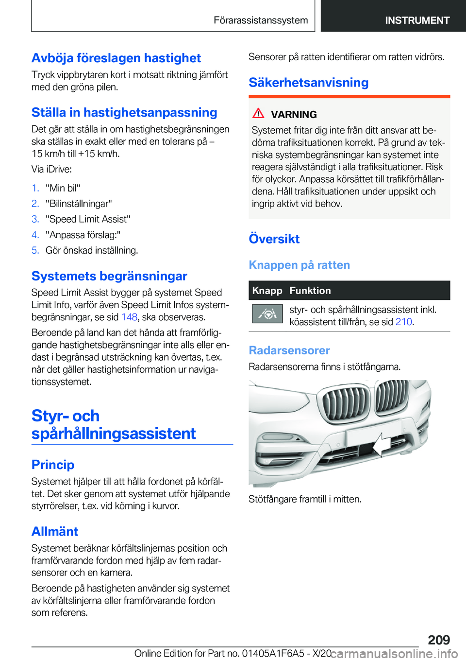 BMW X4 2021  InstruktionsbÖcker (in Swedish) �A�v�b�
