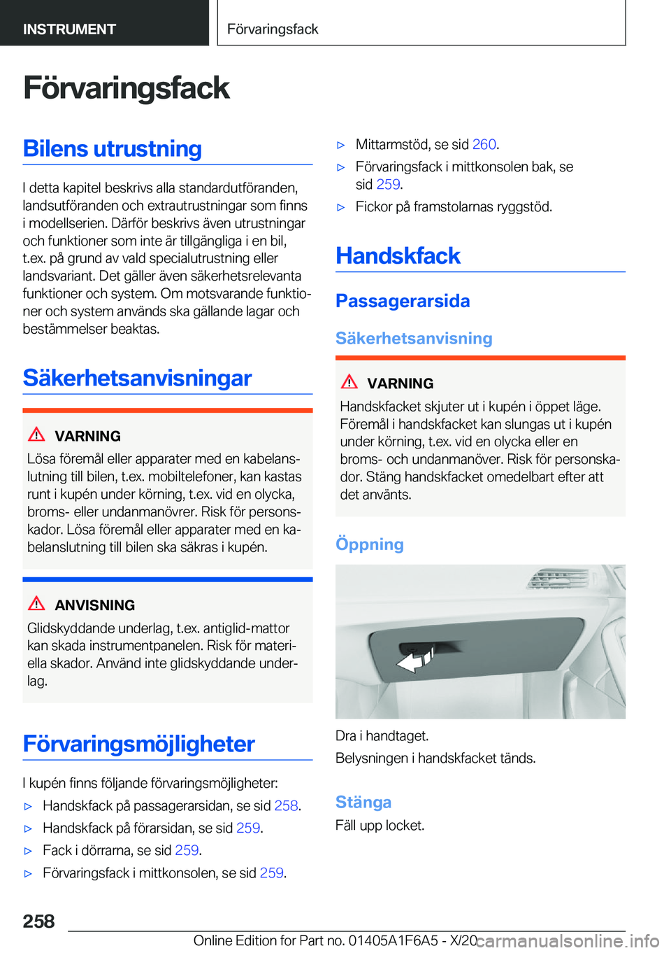 BMW X4 2021  InstruktionsbÖcker (in Swedish) �F�