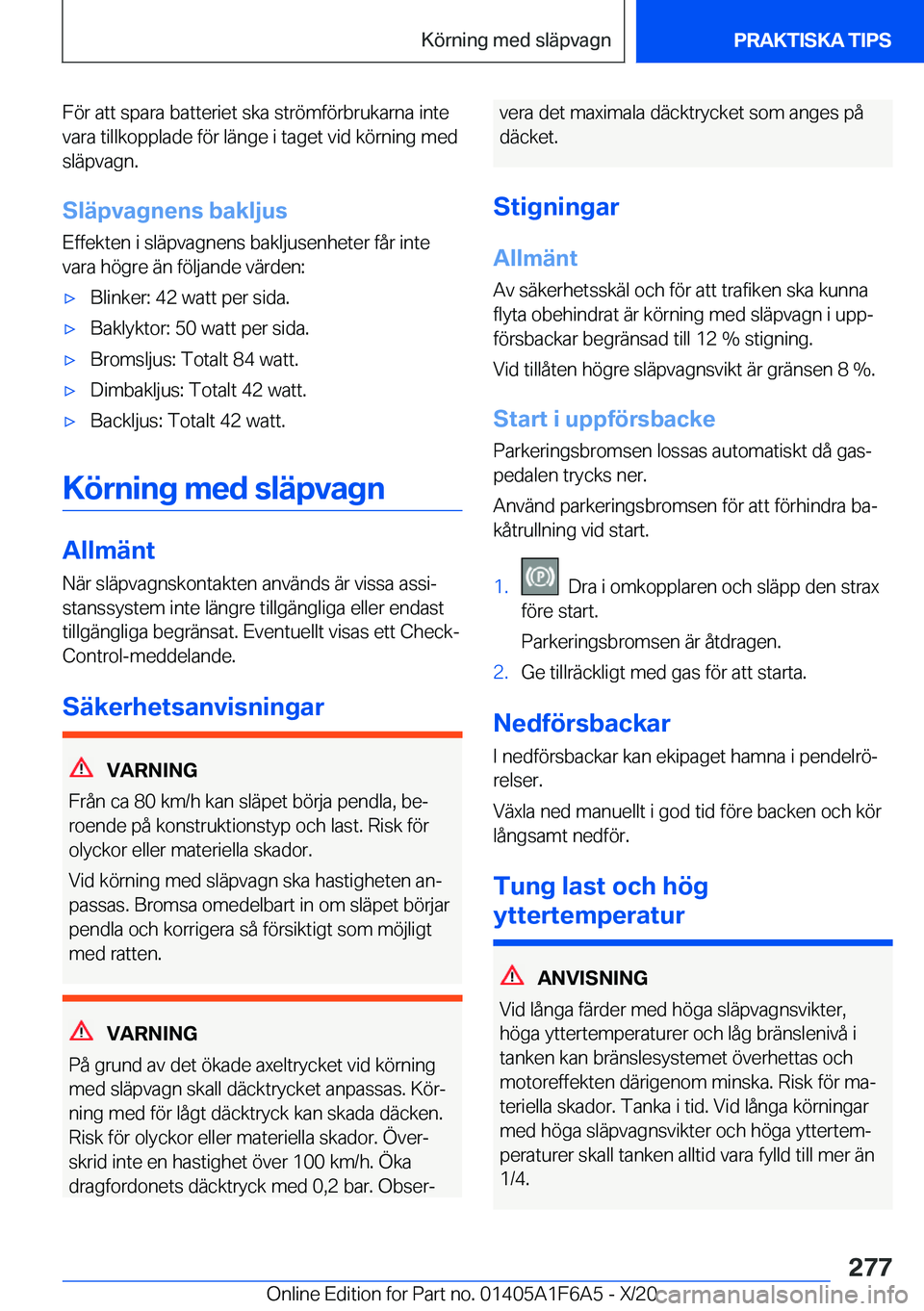 BMW X4 2021  InstruktionsbÖcker (in Swedish) �F�