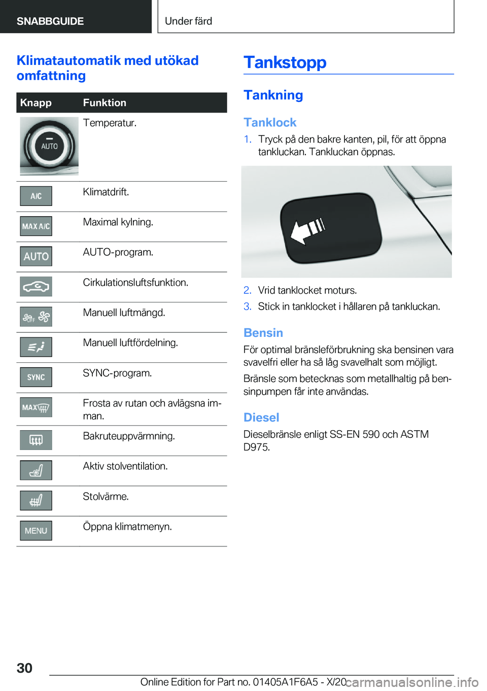 BMW X4 2021  InstruktionsbÖcker (in Swedish) �K�l�i�m�a�t�a�u�t�o�m�a�t�i�k��m�e�d��u�t�