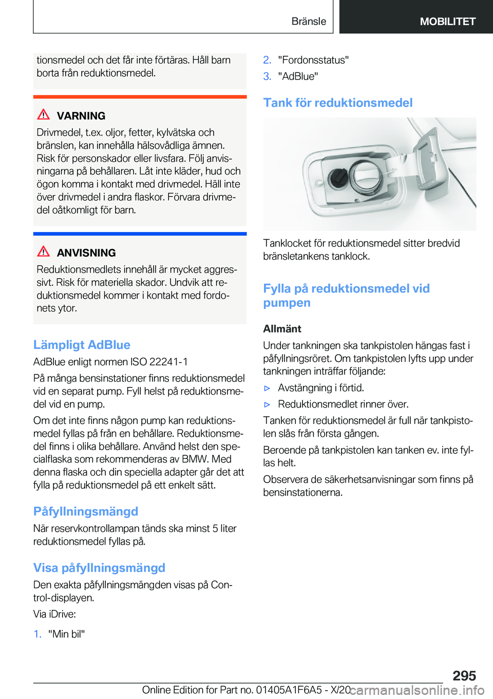 BMW X4 2021  InstruktionsbÖcker (in Swedish) �t�i�o�n�s�m�e�d�e�l��o�c�h��d�e�t��f�å�r��i�n�t�e��f�