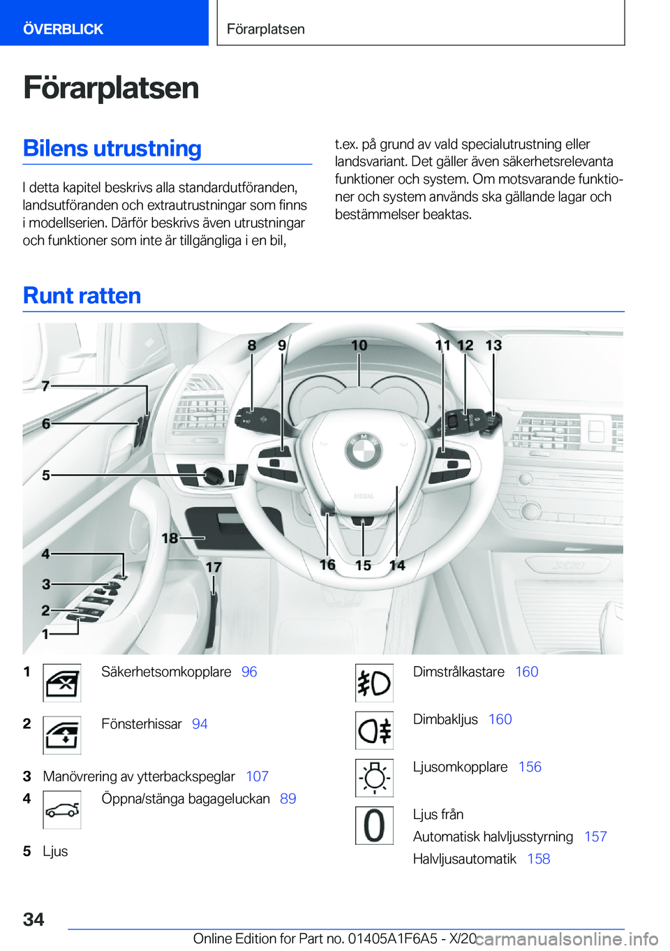 BMW X4 2021  InstruktionsbÖcker (in Swedish) �F�