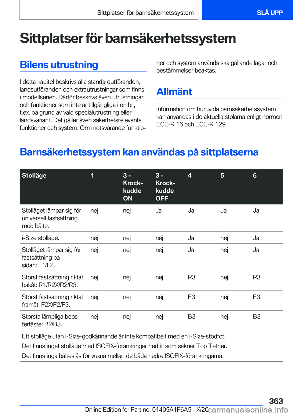 BMW X4 2021  InstruktionsbÖcker (in Swedish) �S�i�t�t�p�l�a�t�s�e�r��f�