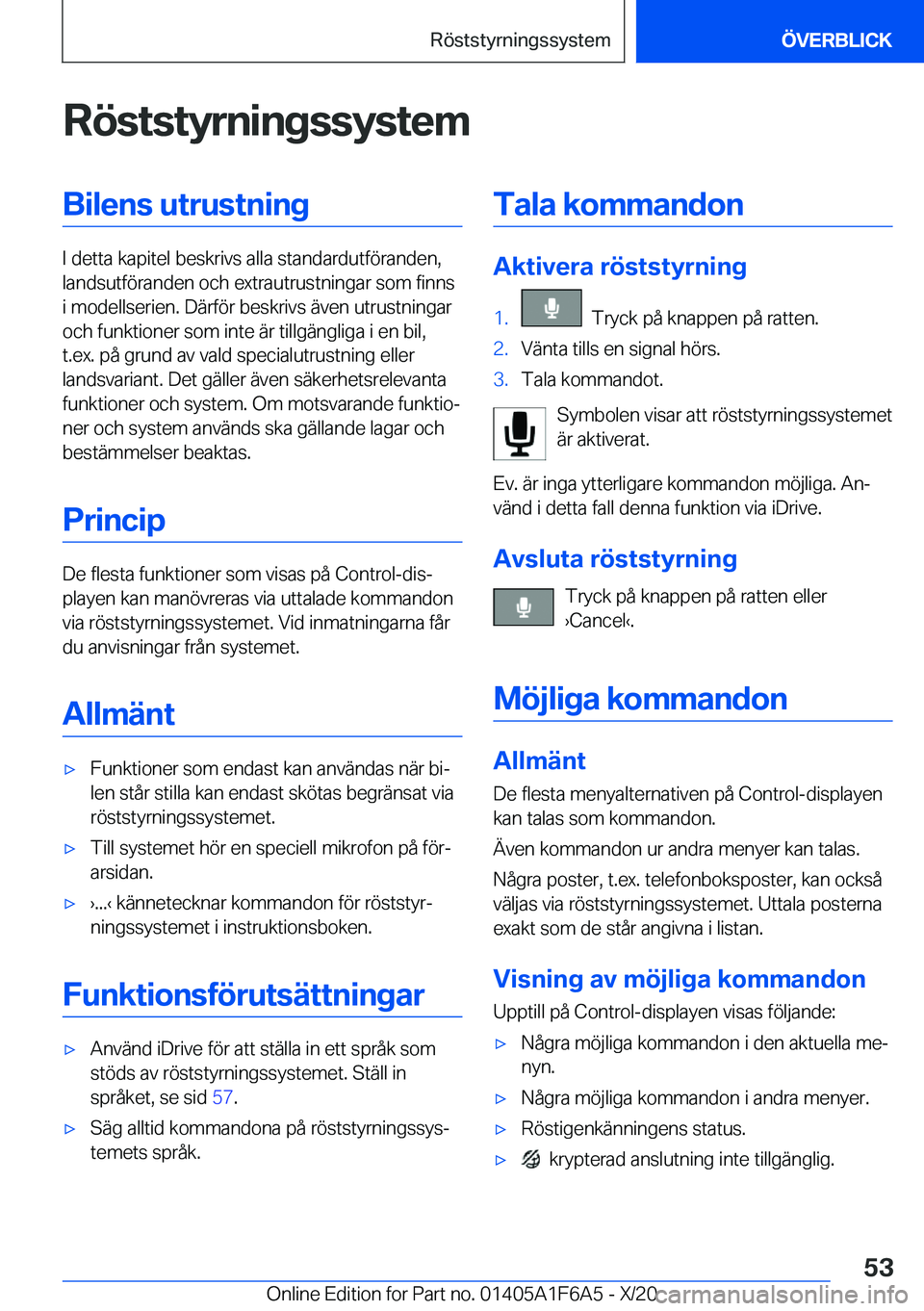 BMW X4 2021  InstruktionsbÖcker (in Swedish) �R�