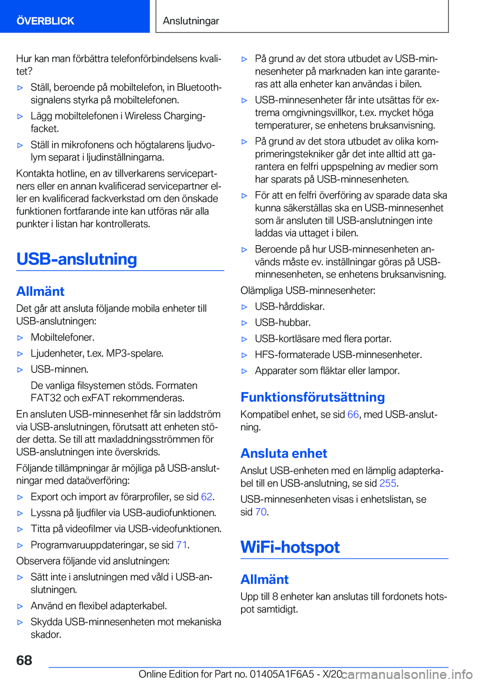 BMW X4 2021  InstruktionsbÖcker (in Swedish) �H�u�r��k�a�n��m�a�n��f�